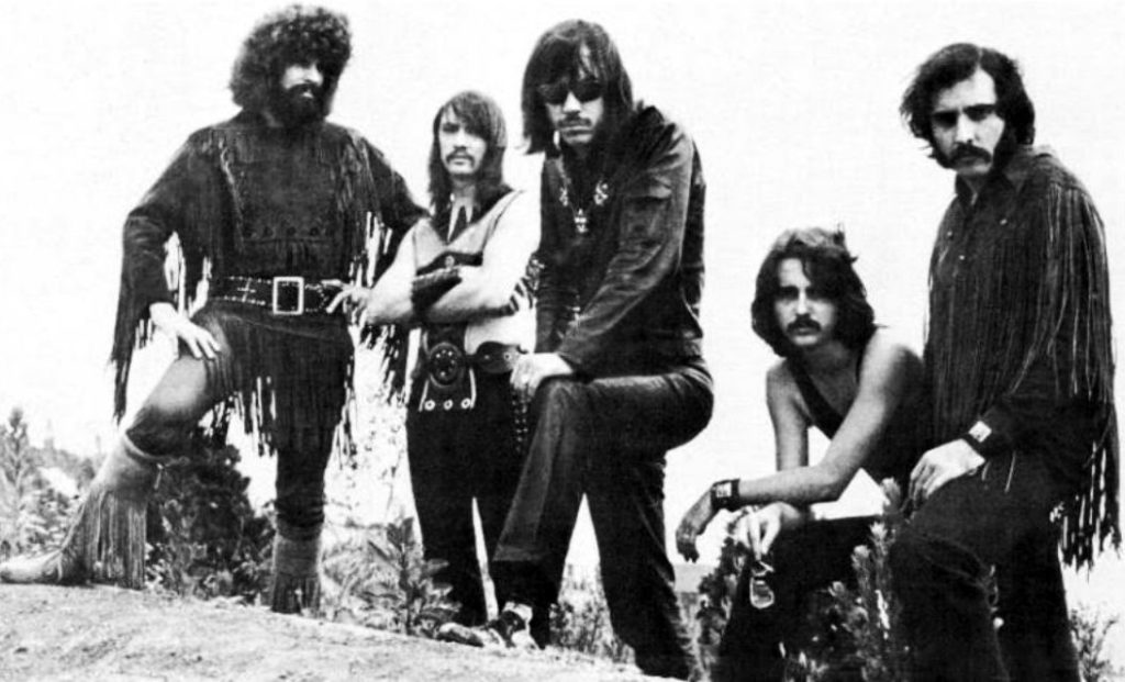 Steppenwolf in 1970 L-R Goldy McJohn, Jerry Edmonton, John Kay, Larry Byrom, George Biondo