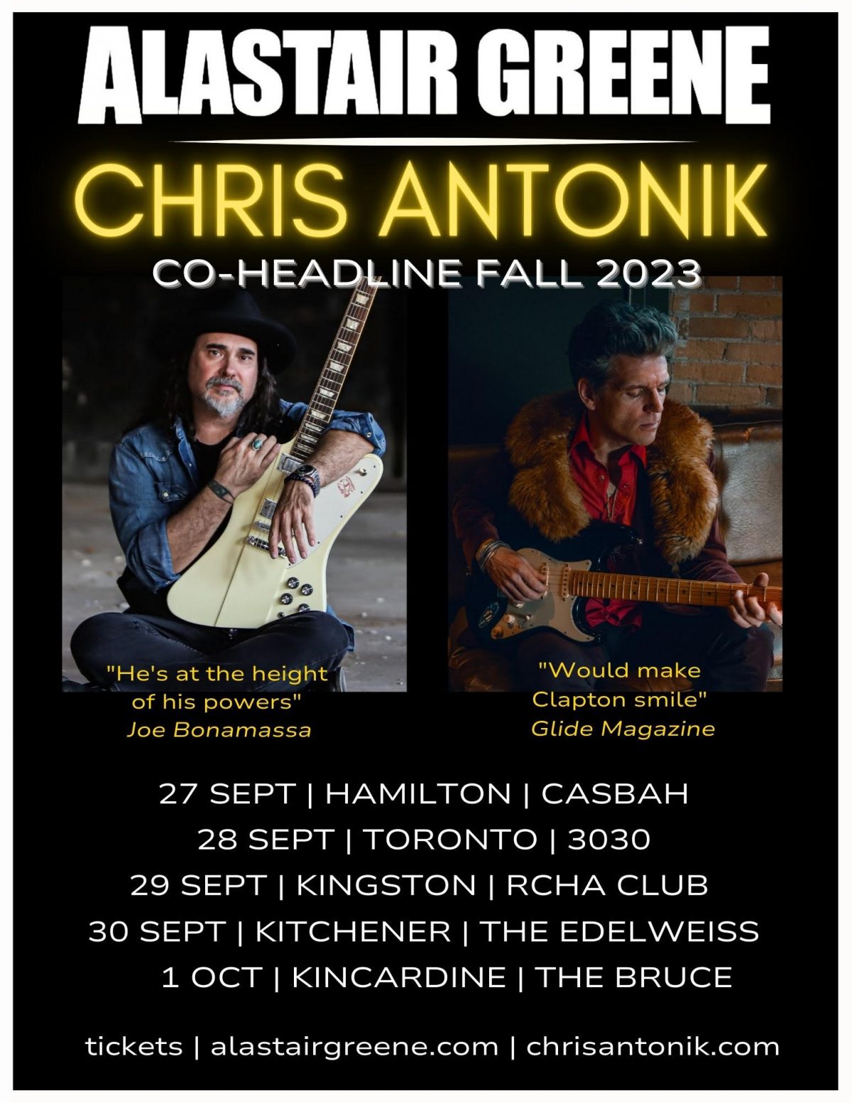 Blues Rock Guitarists Alastair Greene and Chris Antonik Unite for Co ...