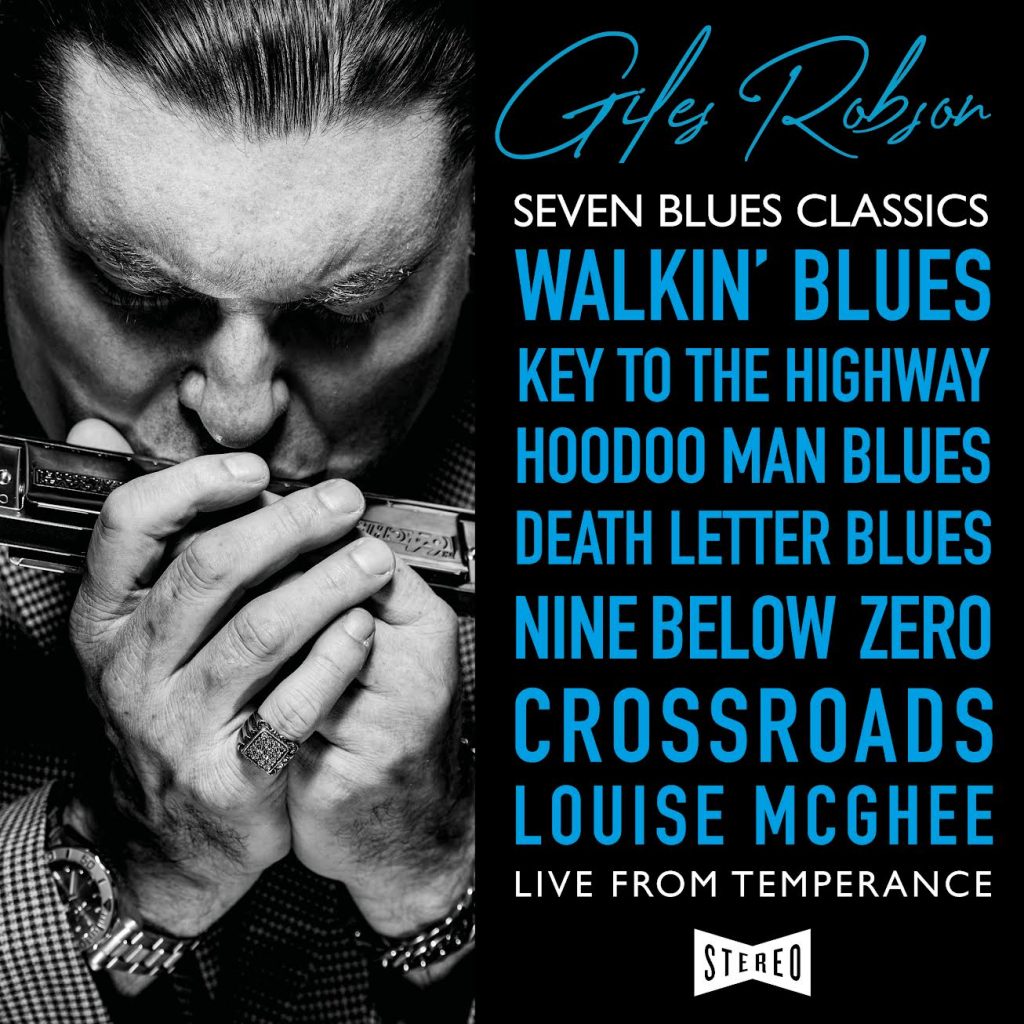 Harmonica Ace Giles Robson Presents New Live Album, ‘Seven Blues Classics’